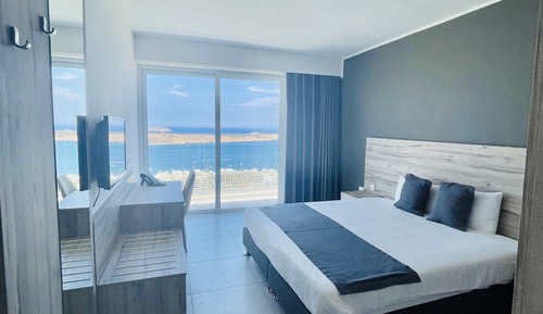 Double or Twin Room, Balcony, Sea View