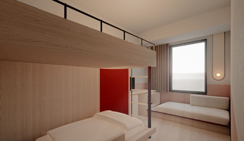 Loft Bed with Sofa Bed, Non Smoking