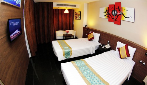 Deluxe Twin Room, Balcony, Garden View