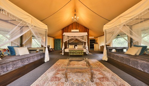 Super Luxury Tent with Private Pool (10% Off on Wildlife Safaris)