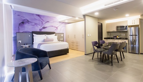 Junior Room, 1 Queen Bed, Kitchenette, City View