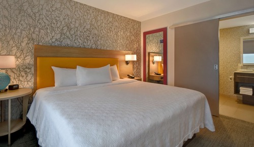 Suite, 1 King Bed, Accessible (Mobility & Hearing, Roll-in Shower)