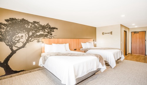 Elite Room, 2 Queen Beds, Refrigerator, Mountain View