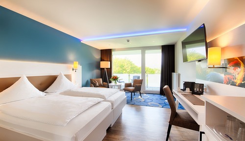 Deluxe Double Room, 1 King Bed, Refrigerator, Lake View