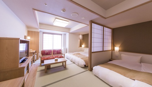 Japanese Western Style Room with 4 Beds