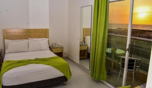 Panoramic Double Room, 1 Queen Bed, Beach View