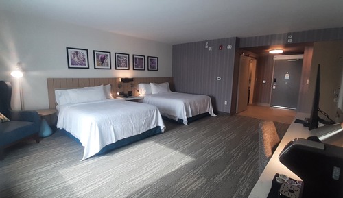 Suite, 2 Queen Beds, Accessible (Roll-In Shower, Mobility & Hearing)