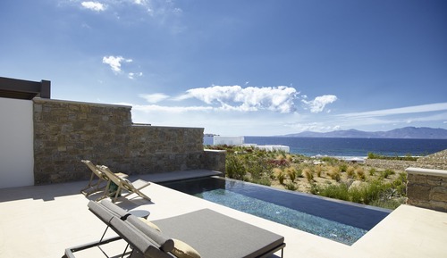 Suite, 1 Bedroom, Heated Private Pool, Sea View