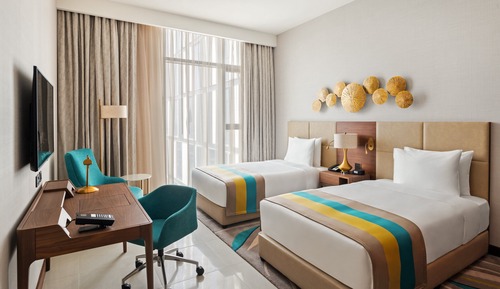 Standard Room, 2 Twin Beds, City View