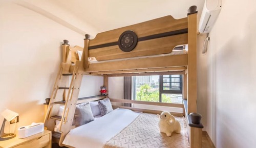 503 [Yajing Banshan Su] Deluxe 3-bedroom Mahjong Suite / can accommodate 7-8 people