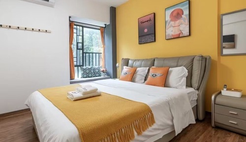 128 [Garden] Comfortable 3-bedroom Mahjong Suite/Double Balcony/Accommodates 7-8 people