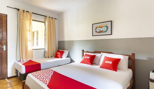 Triple Room (without AC, 1 Double + 1 Single bed)