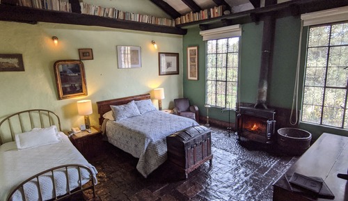 Triple Room, Fireplace, Mountain View (Biblioteca)