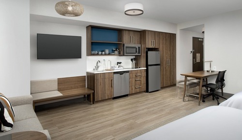 Studio, 1 King Bed with Sofa bed, Non Smoking (Hearing Accessible)