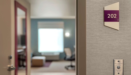 Suite, 1 King Bed, Accessible (Mobility & Hearing, Roll-in Shower)