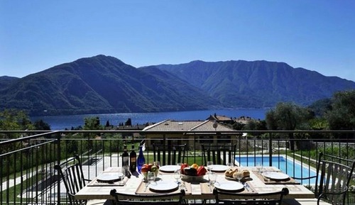 Family Apartment, 2 Bedrooms, 2 Bathrooms, Mountainside (Tremezzo Ulivi Apt. 7)