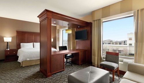 Suite, 1 King Bed, Accessible, Non Smoking (Roll-in Shower)