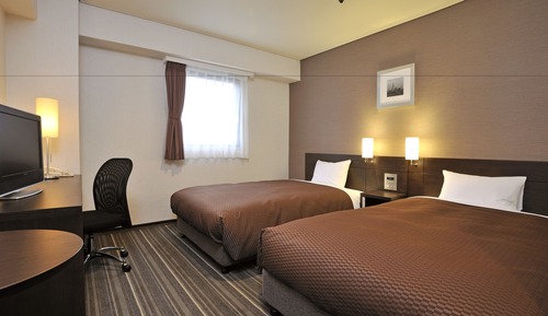 Twin Room, Smoking (19m²,110cm-Wide Beds)