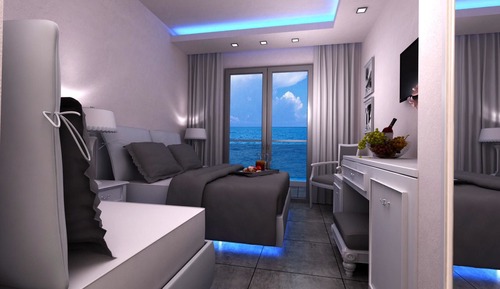 Luxury Double Room, Sea View
