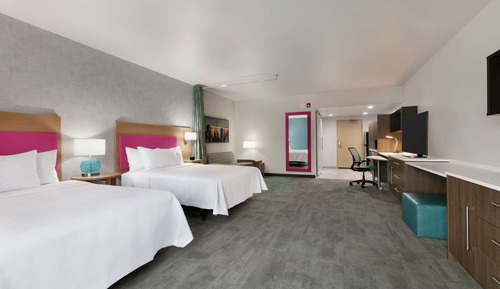 Studio, 2 Queen Beds, Accessible, Non Smoking (Roll-In Shower)