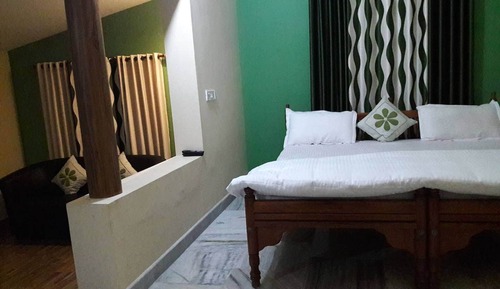 Room, 1 Bedroom, Fireplace, Garden View