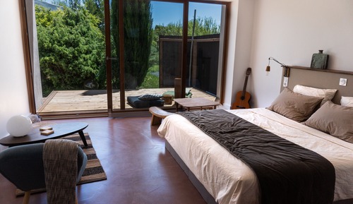 Luxury Double Room, Private Bathroom, Garden View (Miyochi)