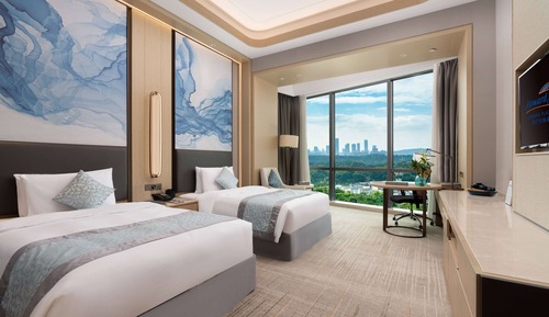 Room, 2 Twin Beds, Non Smoking, City View