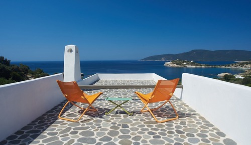 Honeymoon Villa, Fireplace, Sea View