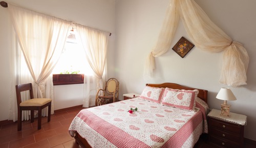 Romantic Double Room, 1 Double Bed, Garden View