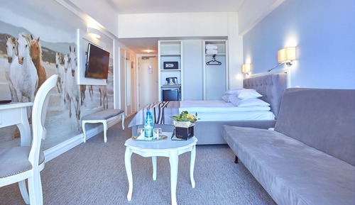 Deluxe Family Room with sofabed, sea view