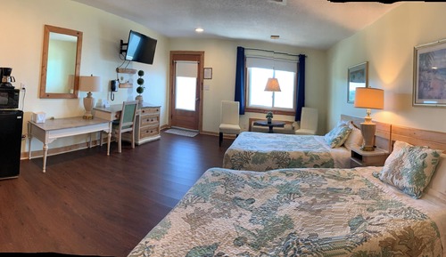 Standard Room, 2 Double Beds, Refrigerator, Mezzanine, Not Pet Friendly