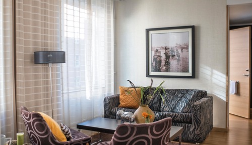 Family Room, 1 King Bed, Non Smoking, Kitchenette (with Sofabed)