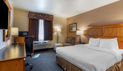 Standard Room, 1 King Bed, Non Smoking, Refrigerator & Microwave