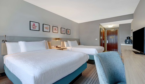 Suite, 2 Double Beds, Accessible