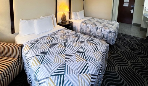Deluxe Room, 2 Double Beds, Non Smoking, Refrigerator & Microwave