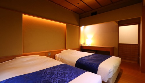 (Main Bldg.) Japanese Style Deluxe Room with Private Open Air Bath (Non-Smoking)