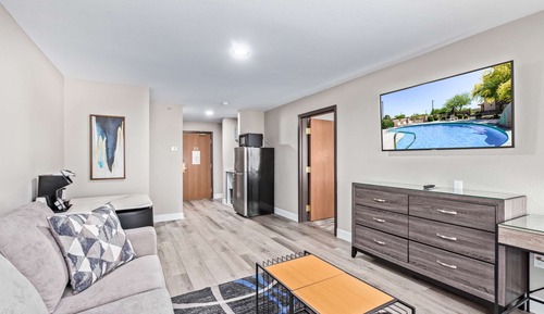 Suite, 2 Queen Beds, Kitchen, View (with Sofabed)