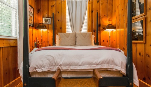 Queen Bed Fireplace (Leroy "Satchel" Paige)