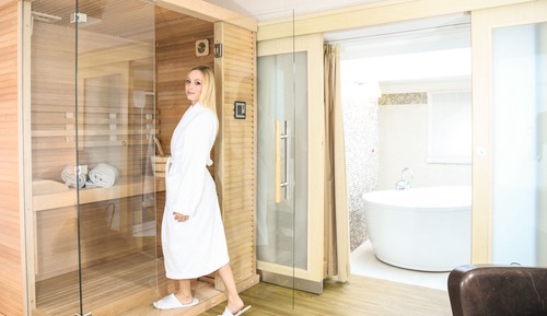 Junior Suite, Sauna (and hydromassage bathtub)