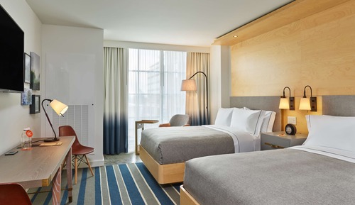 Premium Room, 2 Queen Beds, Accessible, Bathtub (Mobility & Hearing)