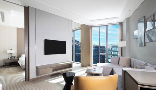 Suite, 1 King Bed with Sofa bed (1 Bedroom)