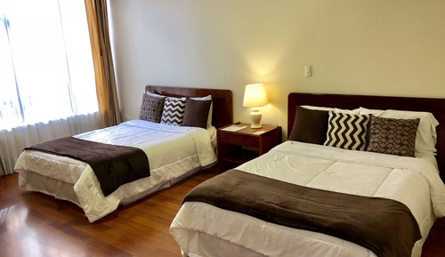 Superior Double Room, 2 Queen Beds, Private Bathroom, Garden Area