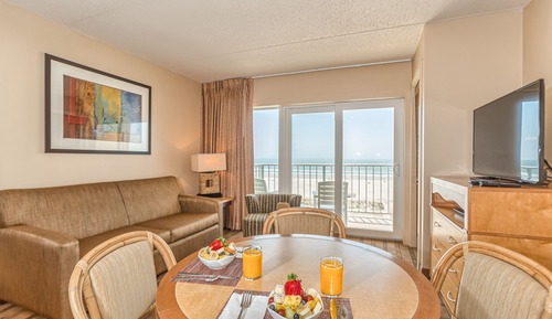 Standard Room, 1 King Bed with Sofa bed, Kitchenette, Ocean View