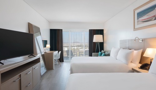 Deluxe Room, 2 Double Beds, City View