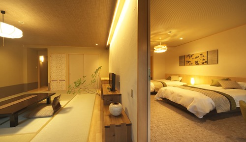 201 Japanese + Western Style Room (4 people or more), Non Smoking