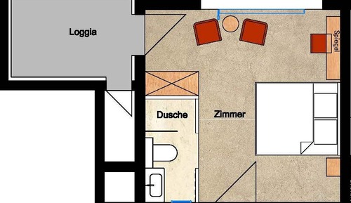 Classic Double Room, Non Smoking, Balcony
