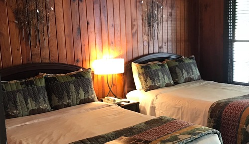 Standard Double Room, 2 Double Beds (The Black Bear Room)