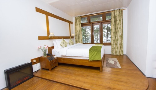 Premium Single Room, Fireplace, Mountain View