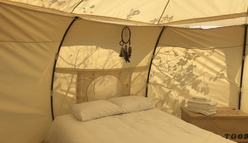 Tent, 1 Queen Bed, Mountain View