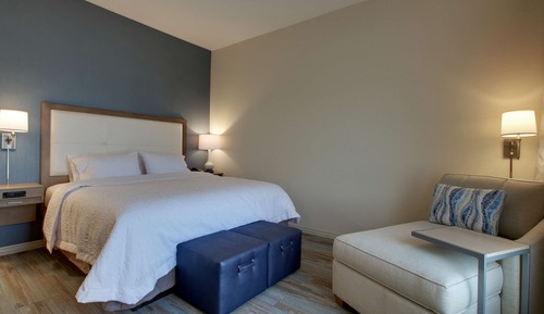 Room, 1 King Bed, Refrigerator & Microwave